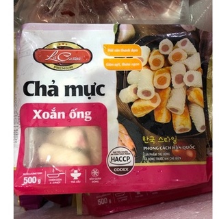 500g chả mực xoắn ống Lacusina