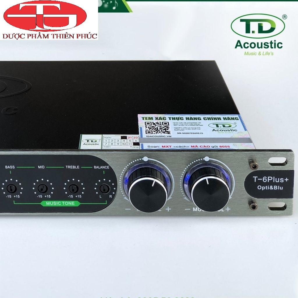 Vang cơ TD Acoustics T6 Plus 2021 - Hàng Chính Hãng - Công Ty Thiên Phúc