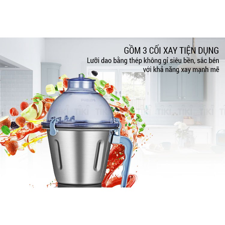 Máy xay đa năng Philips HL1643 600W 1,5L - Hàng Chính Hãng