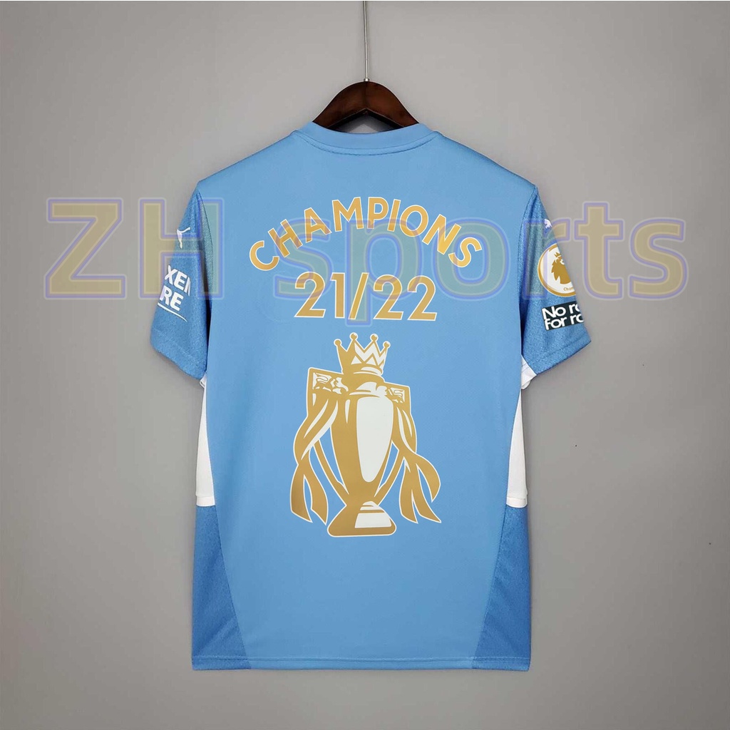 Áo Thun Số 2022 Manchester City Thiết Kế Năng Động Cá Tính