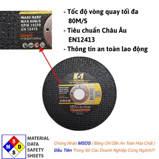 ĐÁ CẮT SẮT 100 màu đen thương hiệu K1
