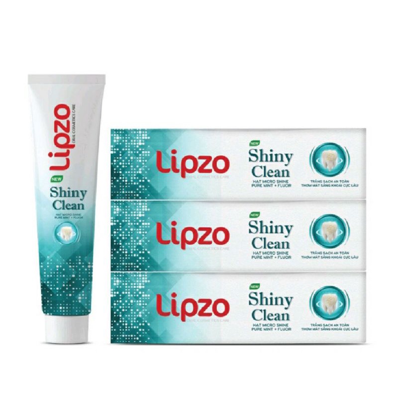 Kem đánh răng Lipzo Shiny Clean 95g - 185g