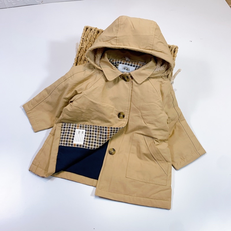 Áo măng tô ZARA dư xịn cho bé siêu xinh