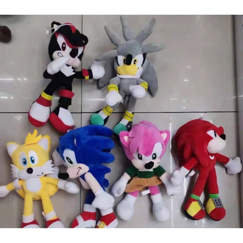 Đồ chơi nhồi bông Hình Nhím Sonic 45cm - 20cm