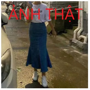 Chân váy Jeans Dai Thiết Kế Đuôi Cá Thời Trang Hàn Quốc | BigBuy360 - bigbuy360.vn