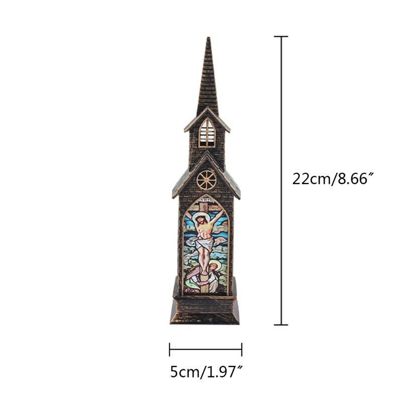 Giá Đỡ Đèn Cầy Để Bàn Phong Cách Giáng Sinh Cổ Điển