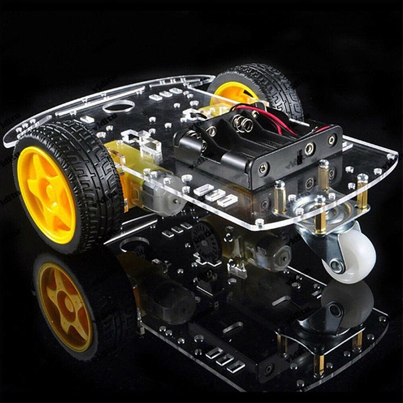 Combo ROBOT khung xe 3 bánh ( 2WD Robot Car )