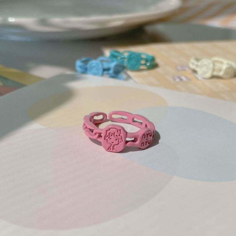 Nhẫn Hở Kiểu Hoạt Hình Xinh Xắn Trẻ Trung Phong Cách Hàn Quốc Cho Bạn Gái