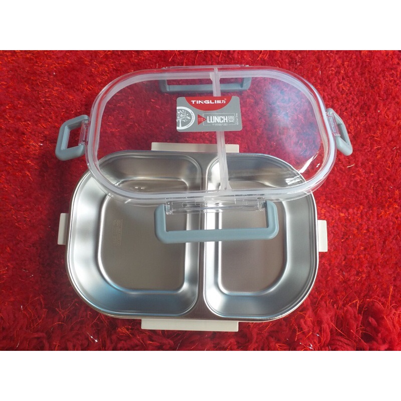 (bán sỉ)hộp cơm inox 2 ngăn ,3 ngăn duột inox ,hộp cơm văn phòng