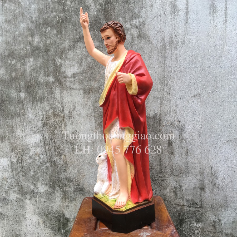 Tượng Thánh Gioan Baotixita 70cm
