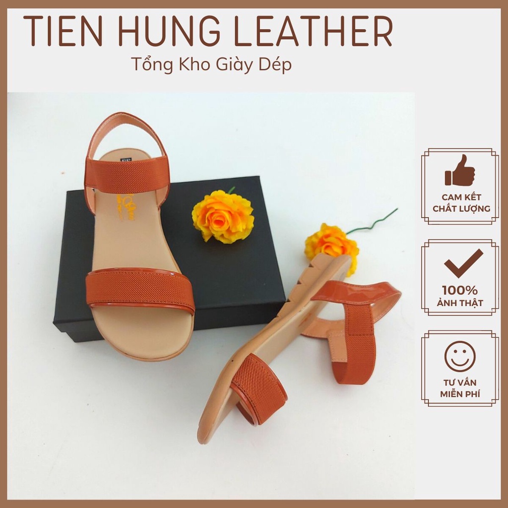 Sandal đế bằng quai ngang, dép nữ học sinh Tiến Hùng TH0021
