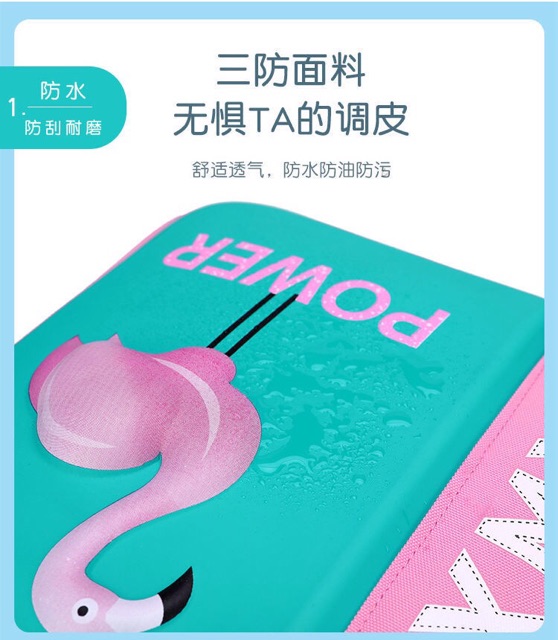 Balo kéo mẫu bé gái 22 kèm quà tặng bình nước+ bọc cặp+ hộp bút