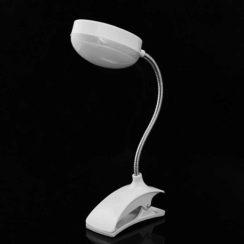 Đèn LED đọc sách dạng kẹp linh hoạt cho bàn làm việc