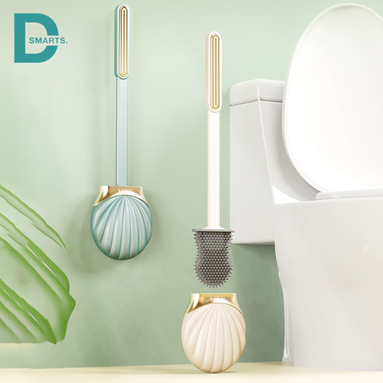 Cọ bồn cầu toilet gắn tường tạo hình sang trọng chất liệu silicon siêu mềm mại