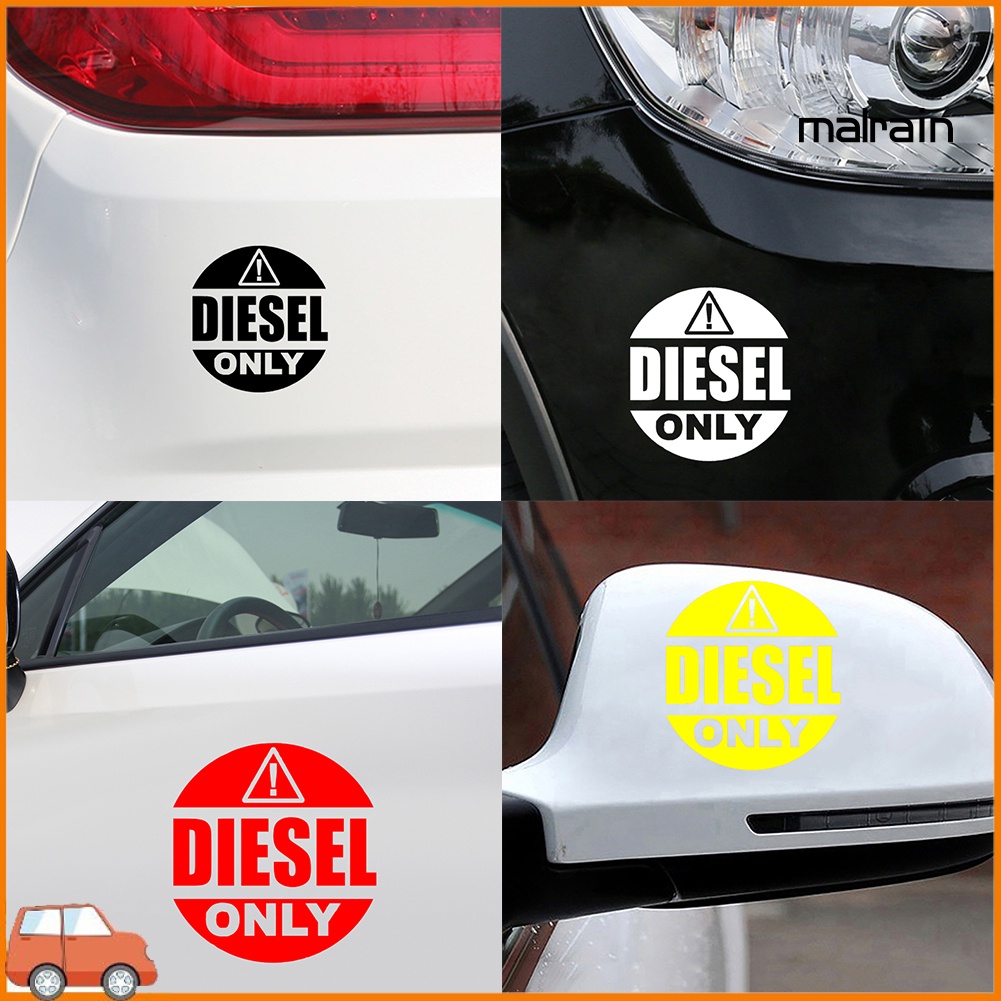 Miếng Dán Phản Quang Họa Tiết Chữ Vui Nhộn Trang Trí Xe Hơi