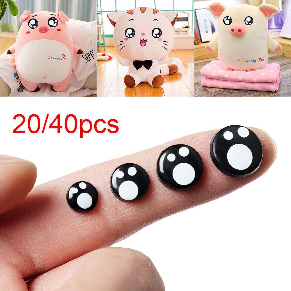 Set 20 / 40 Mắt Nhựa Gắn Búp Bê Nhồi Bông An Toàn