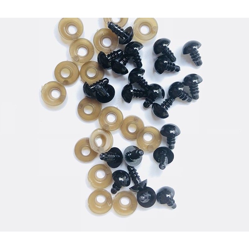 Mắt Thú Có Chốt An Toàn Đủ Size Gói 10 Cặp