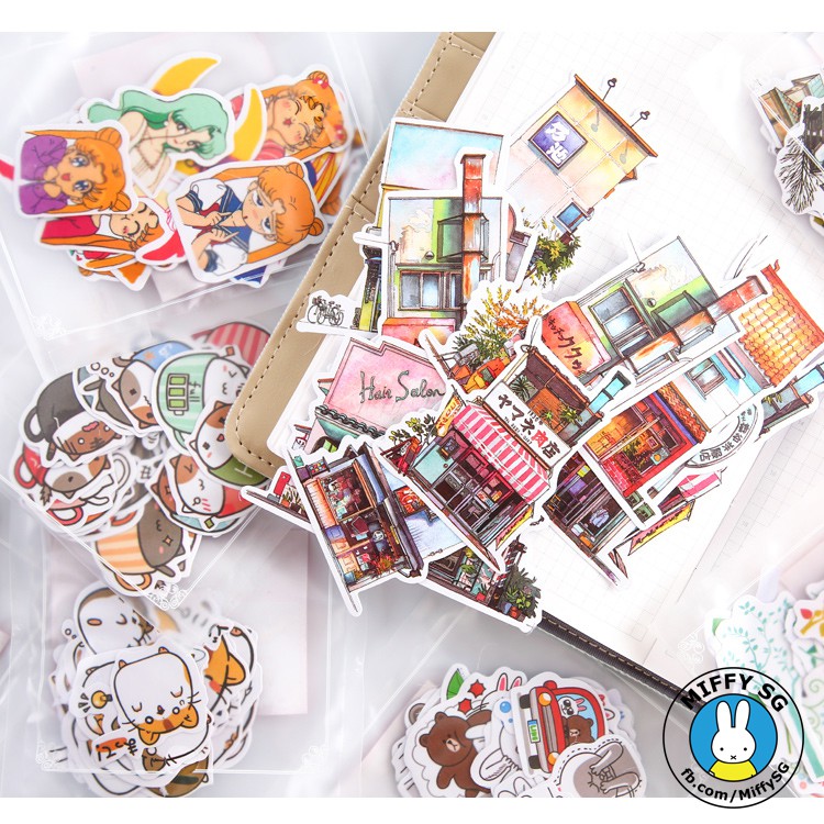 Bộ sticker Nhật chủ đề Anime