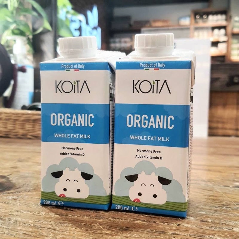 24 hộp sữa Koita organic nguyên kem 200ml