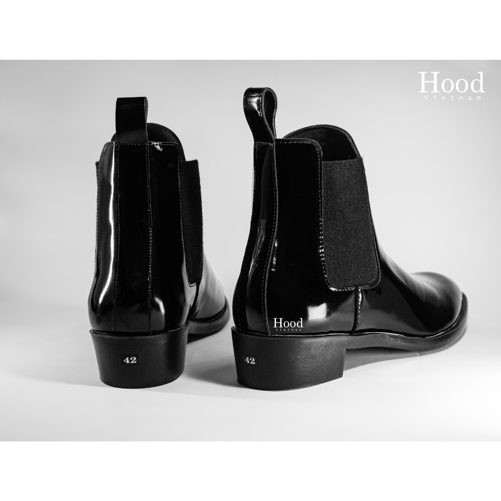 Giày Chelsea Boot Classic - Da BÓNG xịn xò - Đế cao su nguyên khối - Bảo hành 12 tháng Hood HoodVN