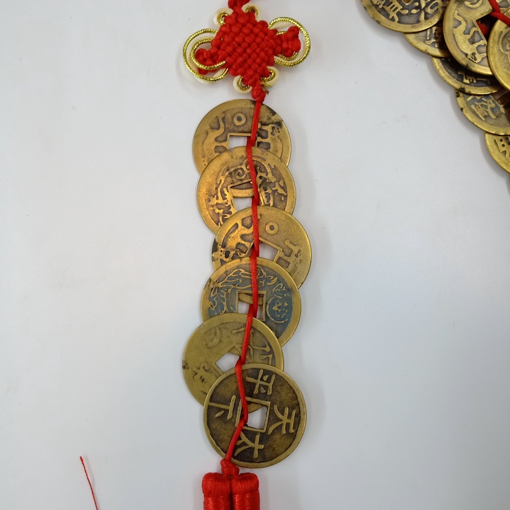 5 Đồng Xu Ngũ Đế May Mắn 4cm-Chiêu Nạp Tài Lộc