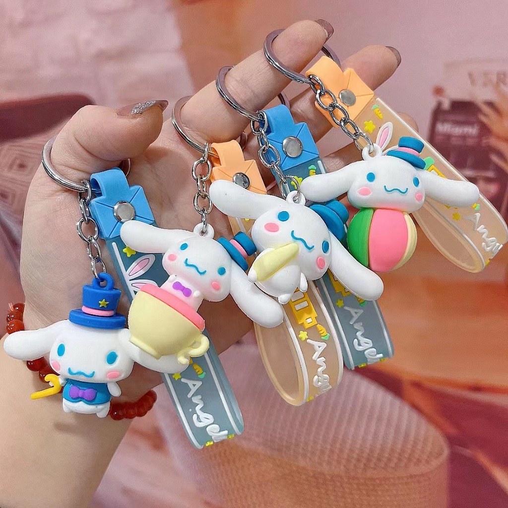 Set 4 Móc Chìa Khóa Nhiều Mẫu Hoạt Hình Bán Buôn Sỉ