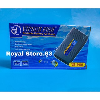 Máy tạo Oxy bằng pin cho bể cá Vipsun Vs960