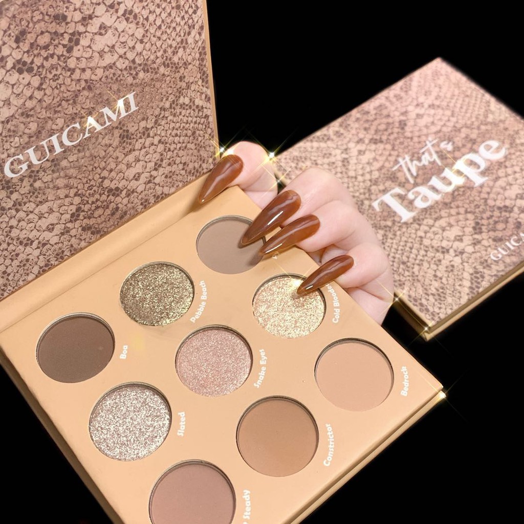 Bảng Phấn Mắt 9 Ô Guicami That's Taupe