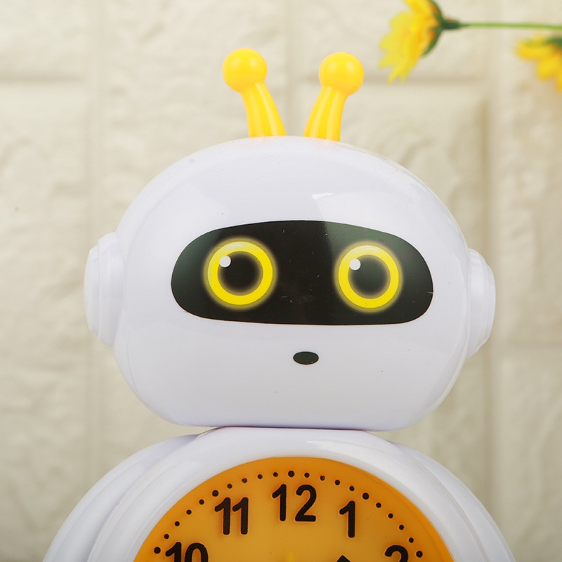 Đồng hồ để bàn hình robot - đồng hồ kim