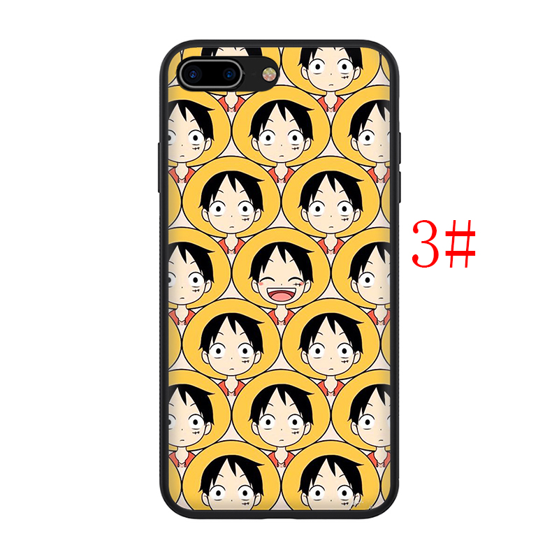 Ốp điện thoại silicon TPU mềm họa tiết One Piece Luffy W148 cho iPhone 8 7 6S 6 Plus 5 5S SE 2016 2020