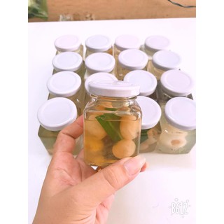 Hũ thủy tinh vuông đựng thực phẩm 100ml