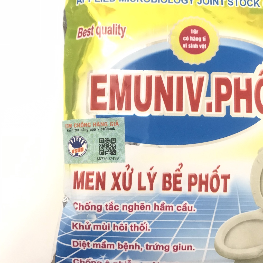 Bột thông tắc bồn cầu cực mạnh, Men xử lí bể phốt VSUD