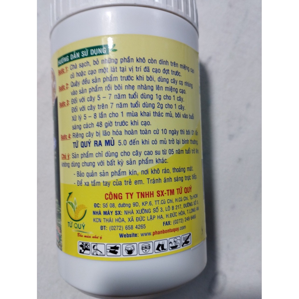 Thuốc Kích Thích Ra Mủ Cao Su 7 Tác Động