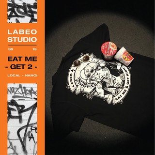 Lb09 áo phông eat me get high t shirt made by labeo