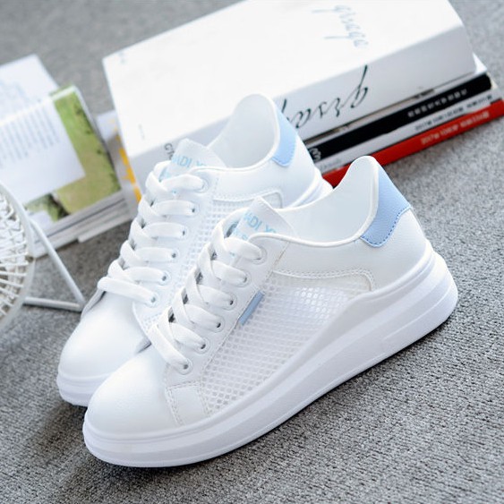 Giày Sneakers Thể Thao Phối Lưới Thoáng Khí Năng Động Phong Cách Đơn Giản | BigBuy360 - bigbuy360.vn