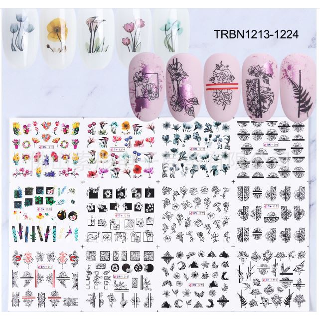 Sticker trang trí móng tấm siêu to