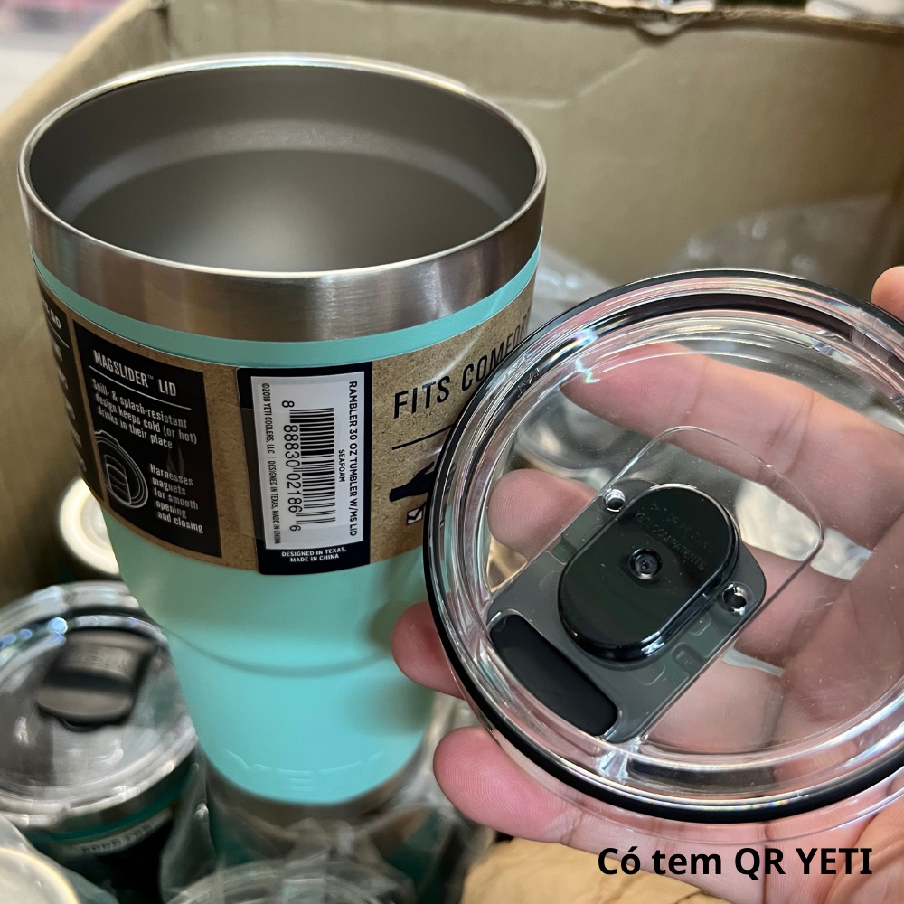 [GIAO HỎA TỐC] Ly Giữ Nhiệt Yeti Rambler 30oz Tumbler Nắp Magslider