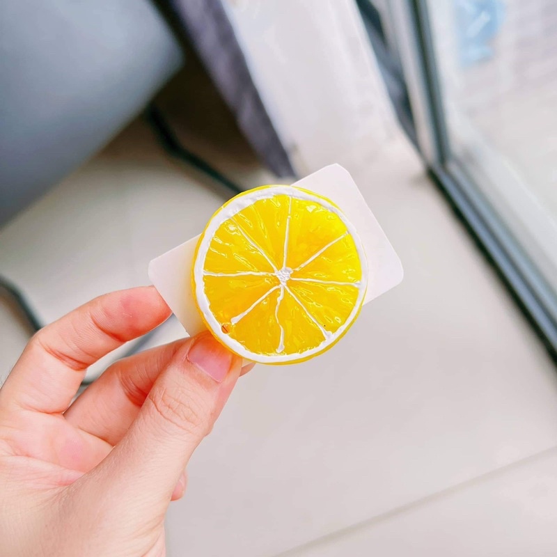 Kẹp tóc hình thức ăn dễ thương phong cách hàn quốc