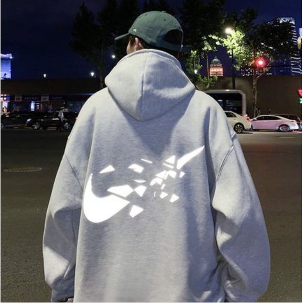 Bộ quần áo Hoodie dáng rộng màu dạ quang thời trang Hàn quốc cá tính cho cặp đôi