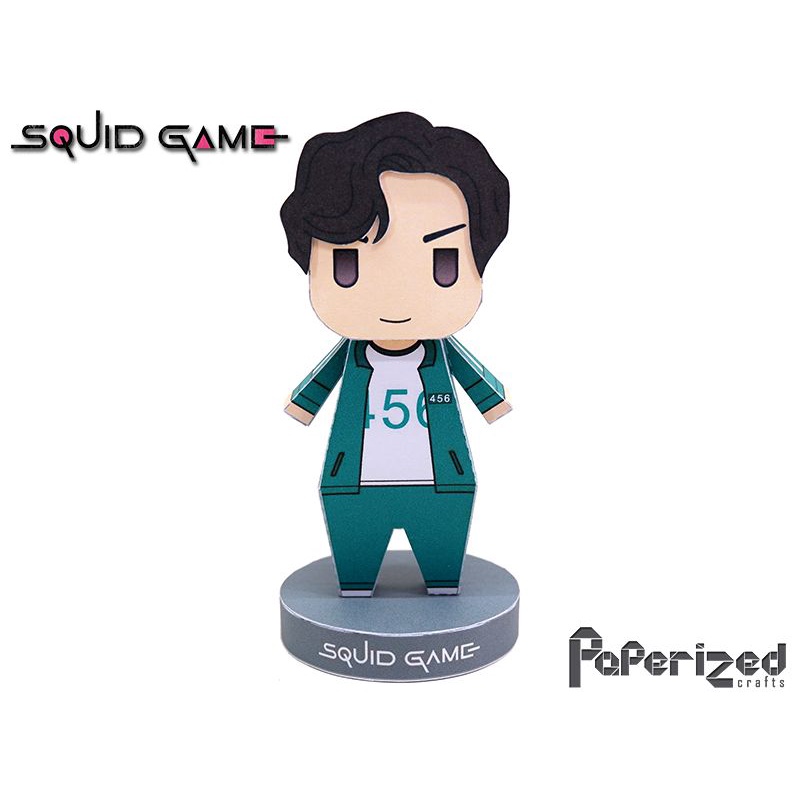 [Squid Game] - Mô hình giấy Player 456