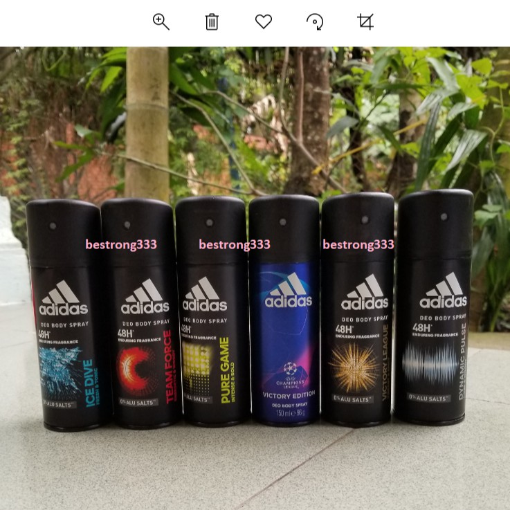 Xịt khử mùi Adidas 150ml