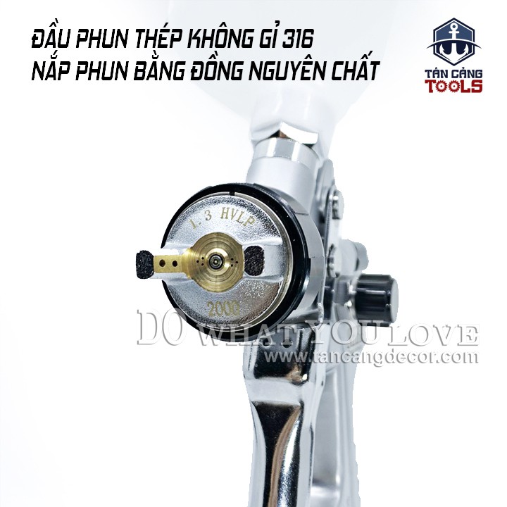 Súng Phun Sơn Seba 2000G 1.3 mm HVLP 600 cc