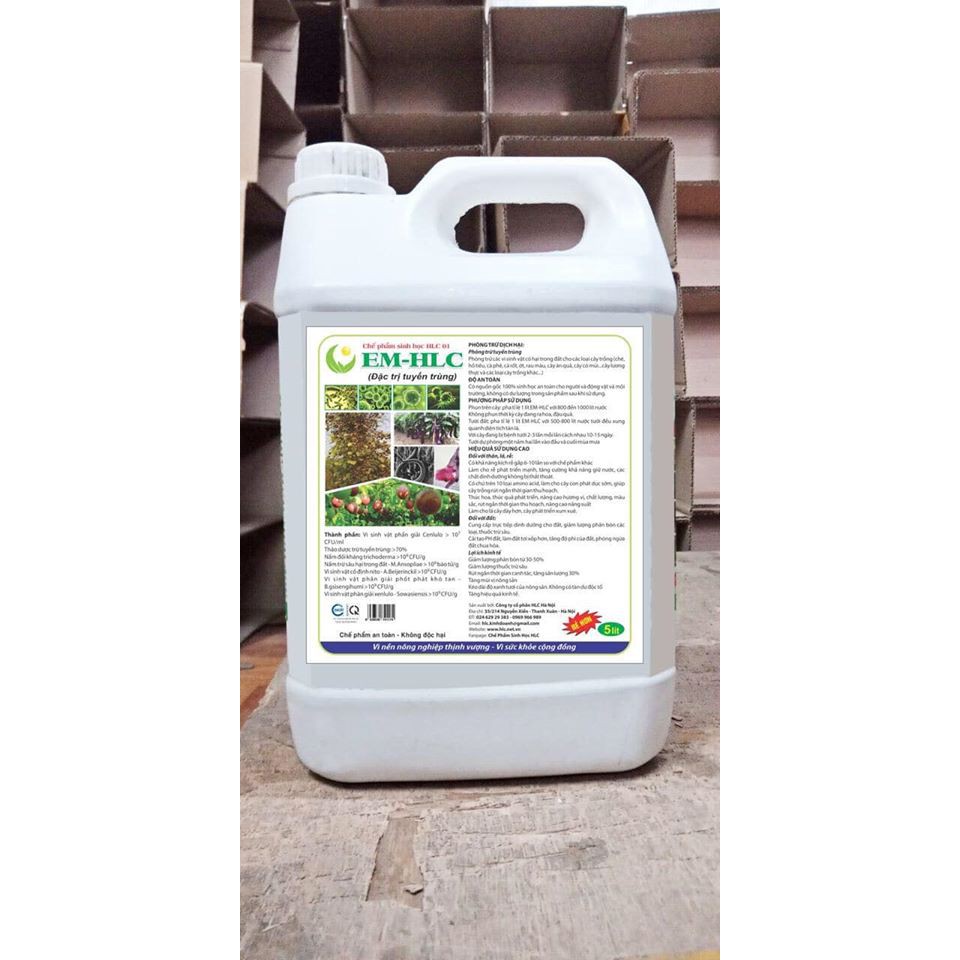CHẾ PHẤM SINH HỌC EM - HLC 500ml . hàng chính hãng công ty