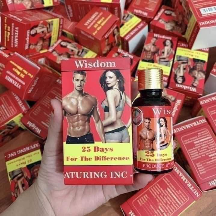 tăng cân wisdom hộp 25 viên chính hãng
