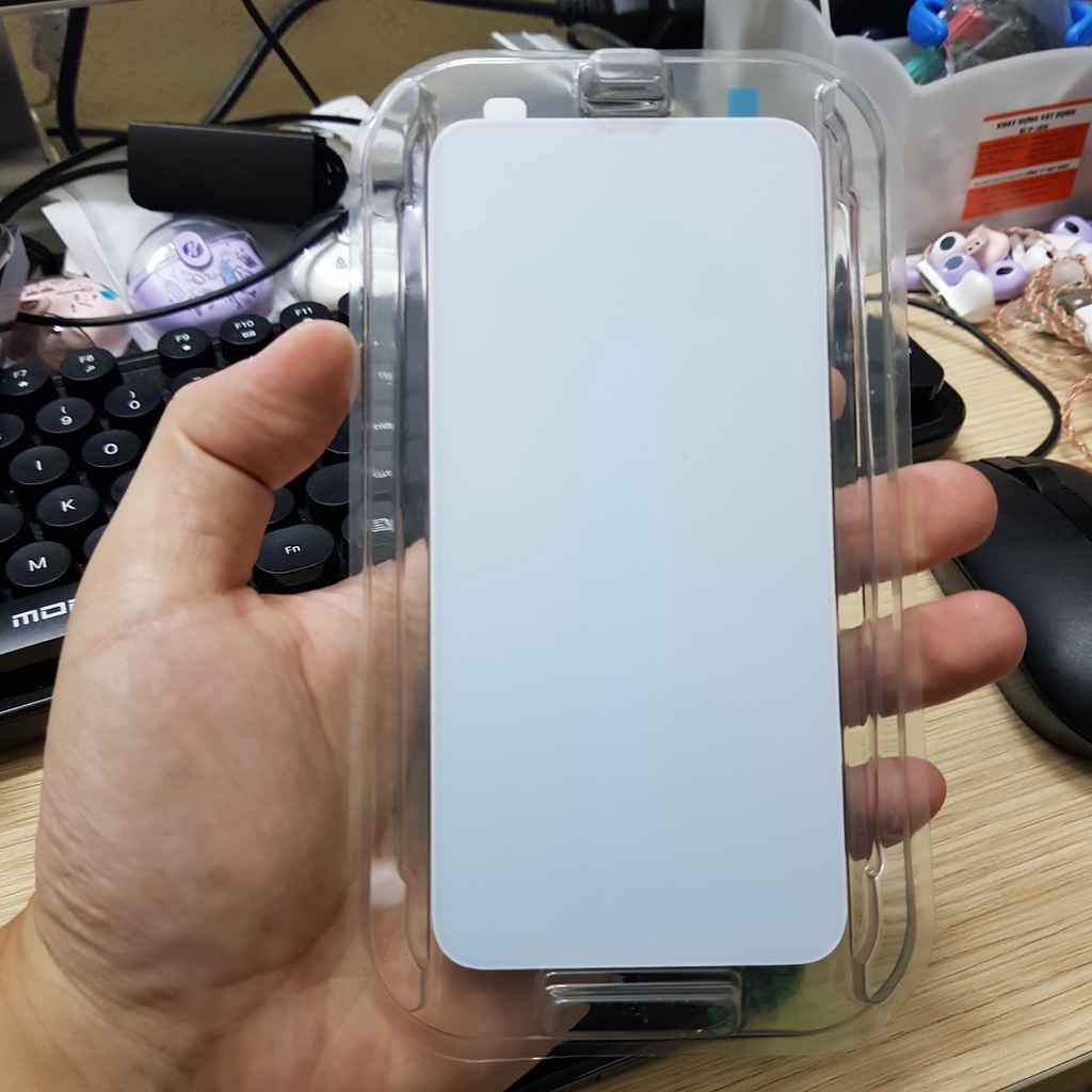 Kính cường lực ip full khung siêu cứng New blue arrow, dành cho ip x, xs, xr, xsmax, 11pro, 12, 12promax, 13promax