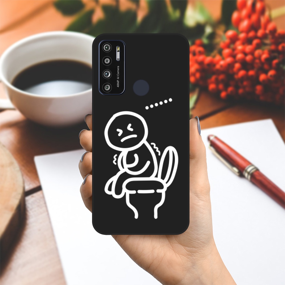 Ốp lưng Vsmart Joy 3/Joy 4/Active 3/Bee 3/Live/...dẻo đen hình Người que BST5