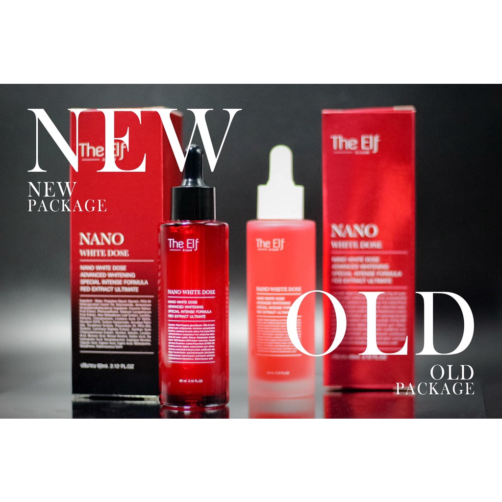 Serum truyền trắng mờ thâm sẹo The Elf Nano white dose Thái Land