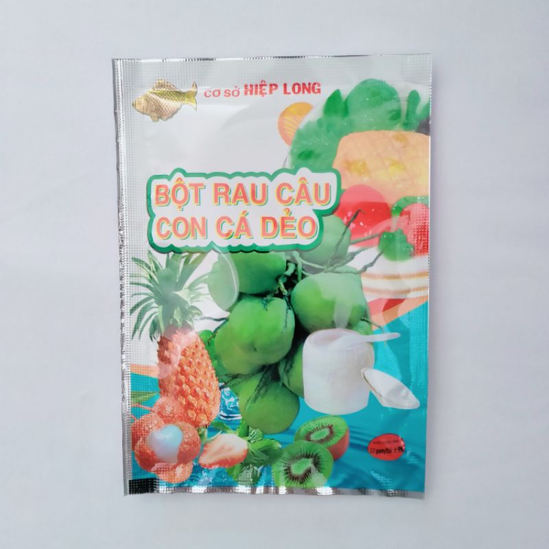 Bột rau câu con cá dẻo gói 12 g