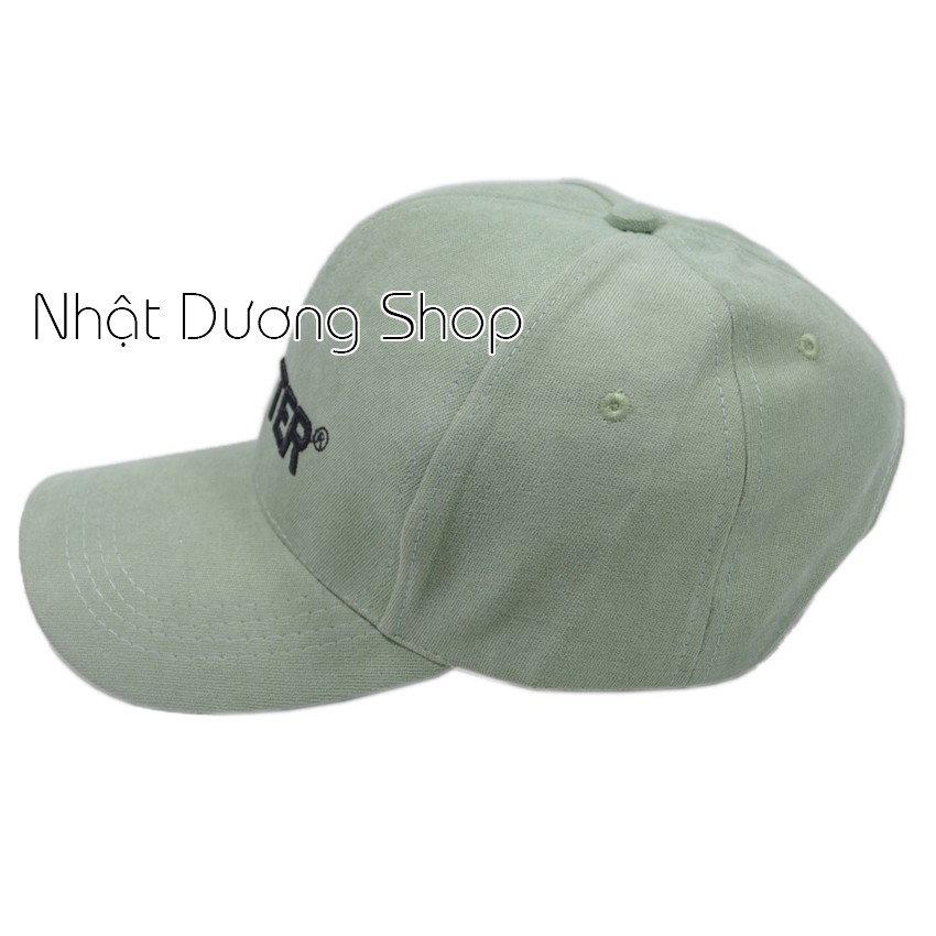 Nón kết vải nhung tăm gân nổi thêu chữ BUTTER thời trang cao cấp thich hợp cho nam và nữ