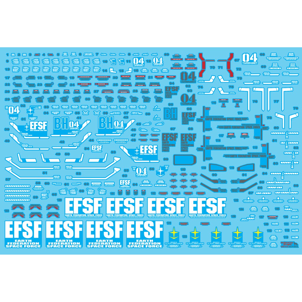 Decal nước hologram - MG FA-78 Thunderbolt Full Armor ver.Ka